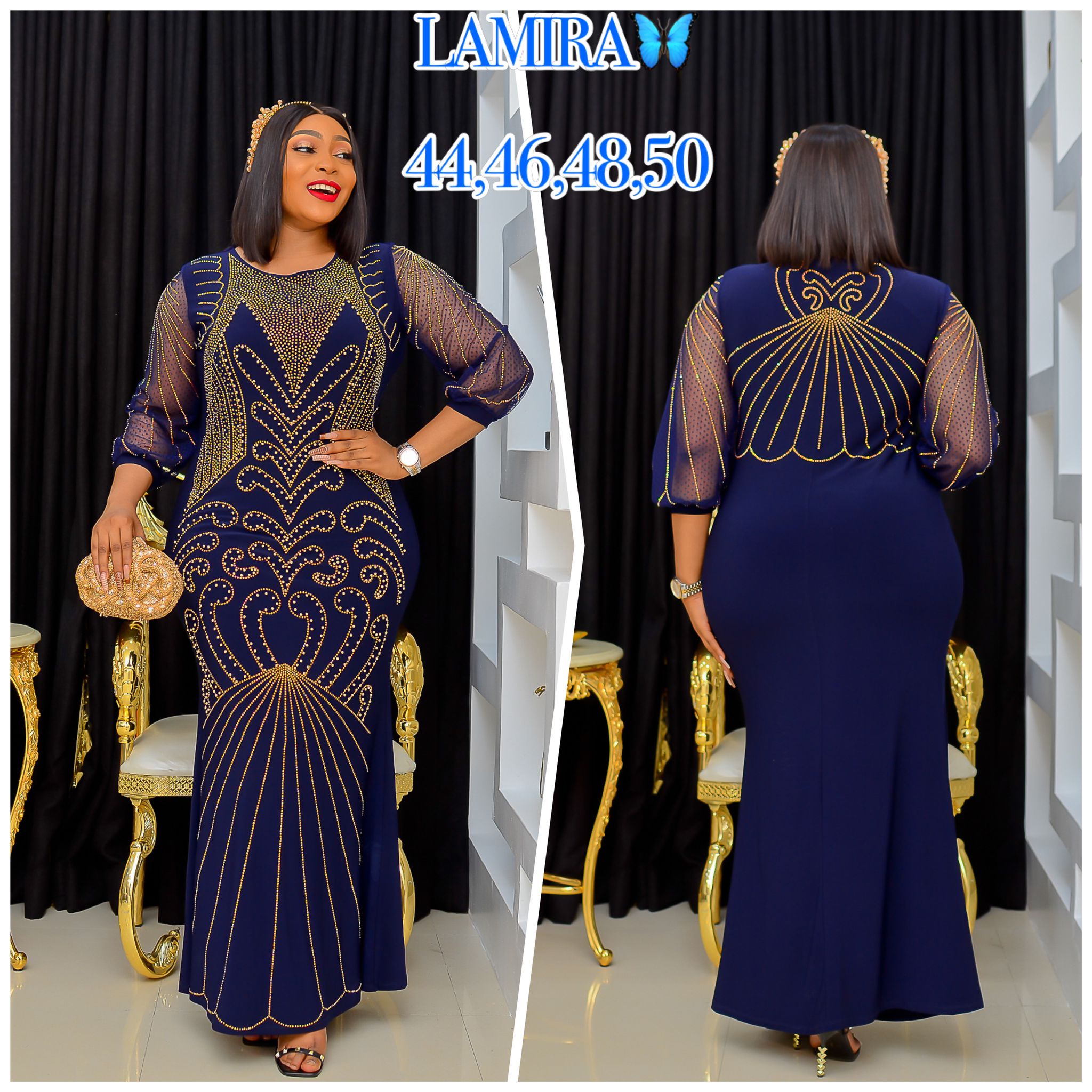 Turkey ladies luxury gown