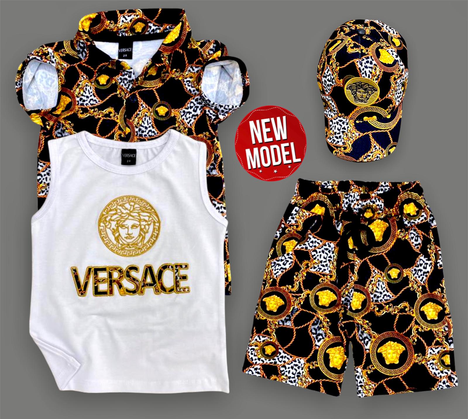 Turkey children Versace 4pcs set